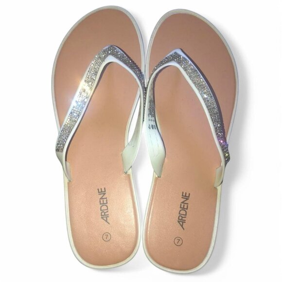 Ardene Gemstone Wedge Flip-Flops - Picture 2 of 6